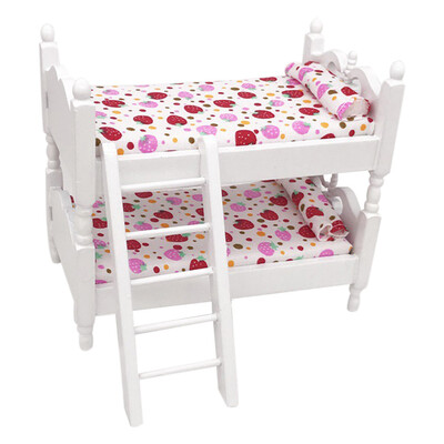 

Siaonvr Mini Dollhouse Furniture Bed Set Miniature Living Room Kids Pretend Play Toy