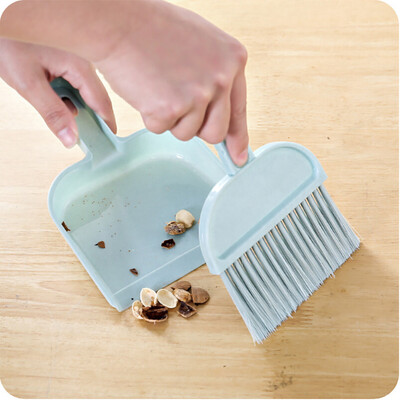 

Siaonvr Mini Desktop Sweep Cleaning Brush Small Broom Dustpan Set