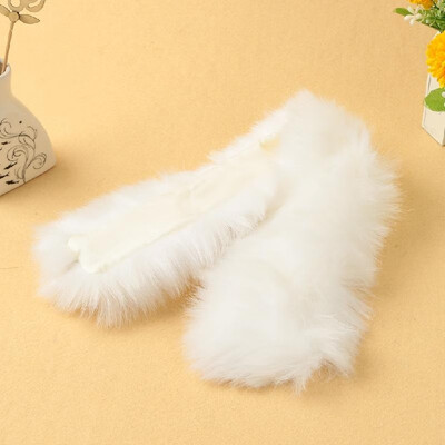 

Women Winter Faux Fox Fur Scarf Collar Hook-Eye Fluffy Vintage Elegant Soft Shawl Neckerchief Scarves