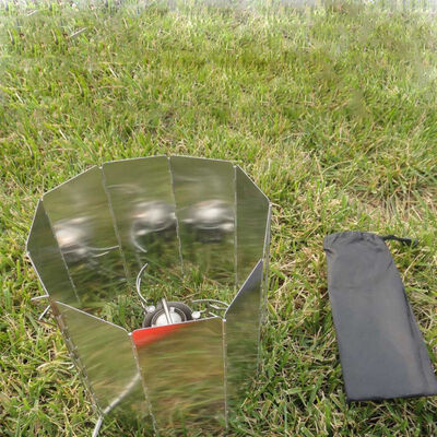 

9 Plate Travel Burner Windshield Outdoor Camping Cooking Gas Stove Wind Shield