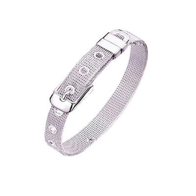 

New&Popular Fashion Hot Sale Trendy Women&39s Silver Plated Watchband Bangle Bracelet