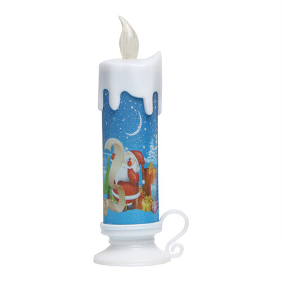 

〖Follure〗Christmas Candle Electronic LED New Year Colorful Romantic Light Decor For Party