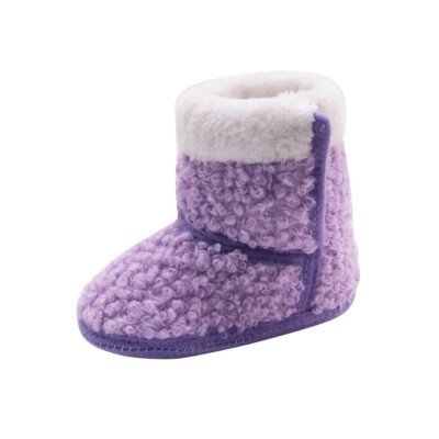 

Winter Autumn Babyborn Girls Prewalker Keep Warm Infant Toddler Princess Style Kids Crib Snow Knitting Shoes