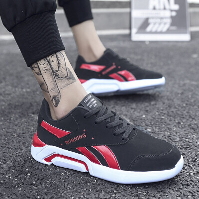 

Summer mens student sports shoes 2019 Korean version of the trend canvas shoes breathable running shoes wild mens shoes