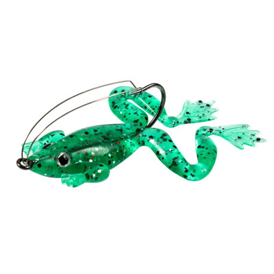 

1 Pcs 5cm 6g Artificial Soft Ray Frog Lure Fishing Lures silicone Bait For Carp Fishing Tackle Wobblers