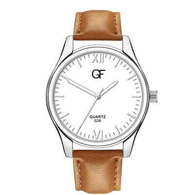 

Gobestart Hot Man Leather Watch Whatever Late Anyway Letter Watches New Pointer glow