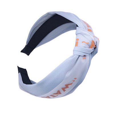

Kawaii Hairband Women Hair Accessories Cross Knot Fabric Headband Girls Hair Hoop Band Headdress