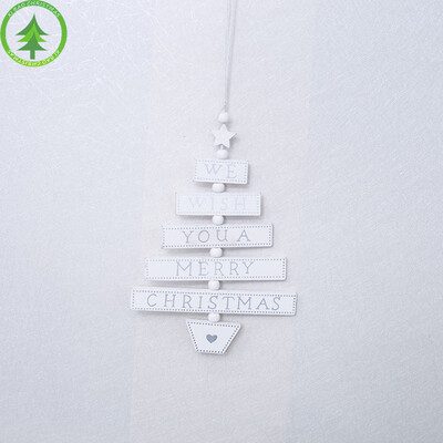 

〖Follure〗Merry Christmas Colorful Wooden Pendants Ornaments Kid Gift