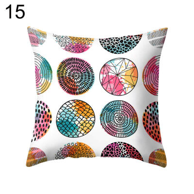 

Multi-Color Rhombus Letter Throw Pillow Case Cushion Cover Sofa Bedding Articles