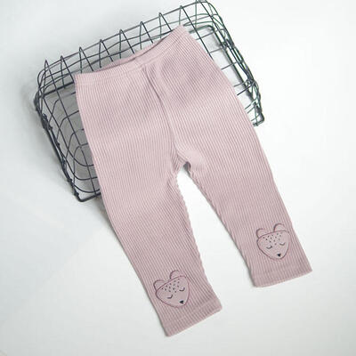 

Sweet Korean Cute Cotton Solid Color Girls Bottoming Pants Soft Trousers