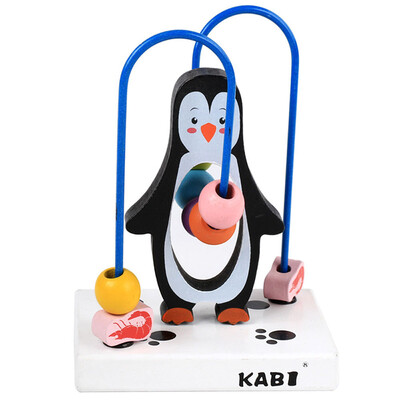 

Tailored Educational Baby Kids Wooden Around Beads Toy Toddler Infant Intelligence Toys