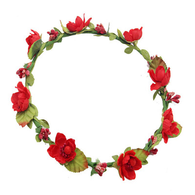 

Fashion Holiday Headwear With Leaf Plum Wreath Bride Bridesmaid Wedding Wreath Wedding Flower