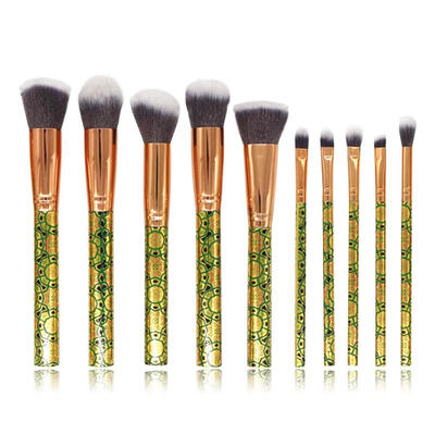 

10pcs Professional Makeup Brushes Set Foundation Eyebrow Eyeshadow Cosmetic