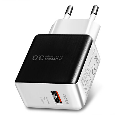 

Qc 30 Wall Fast Charger Power Adapter for Xiaomi Huawei Samsung