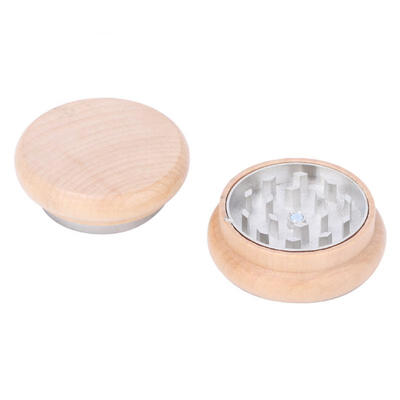 

Greensen 55mm 2 Layers Smoke Herbal Grinder Tobacco Crusher Hand Wooden Cigarette Grinder