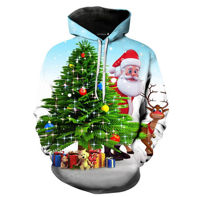 

Christmas Hoodie Fashion 3D Printed Sweatshirt Pullover Sweatshirt