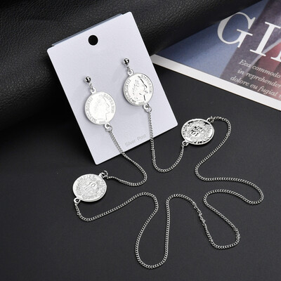 

Unisex 925 Choker Silver Pin Punk Necklace Jewelry Rhinestone Heart Chain Necklaces Stainless Steel Jewelry Necklace Lovers Gift