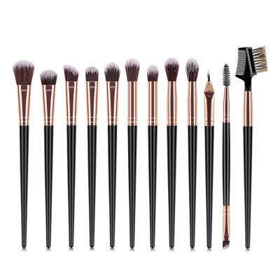 

Professional Makeup Brushes Set 12pcs Eyeshadow Eyelash Brushes Cosmetics