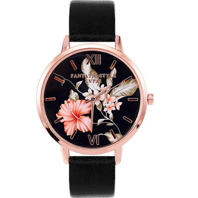 

2019 Women Fashion Black Leather Strap Analog Quartz Watch Ladies Luxury Dress Watches For Women Jewelry Gift
