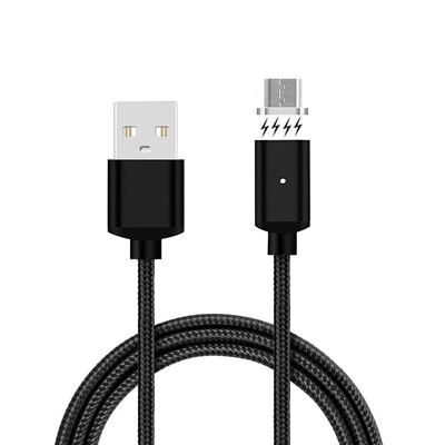 

Cwxuan Micro USB Detachable Magnetic Adhesion Braided Data Sync Charging Cable 100cm