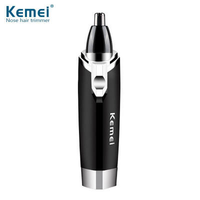 

Kemei KM-6512 Professional Electric Nose Hair Trimmer Nose Cleaner AA Battery Powered