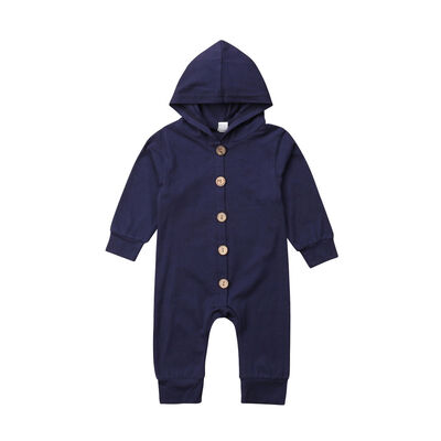 

Newborn Infant Baby Boy Girl Kids Cotton Hooded Romper Jumpsuit Clothes Outfit