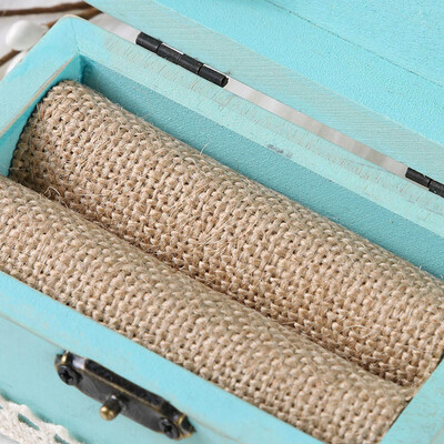 

〖Follure〗Personalized Retro Wedding Ring Box Holder Shabby Chic Rustic Wooden Bearer Box