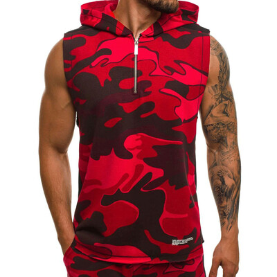 

Summer New Mens Clothes Pullover Slim Fit Blouse Basic Hoodie Gym T-shirt Tops