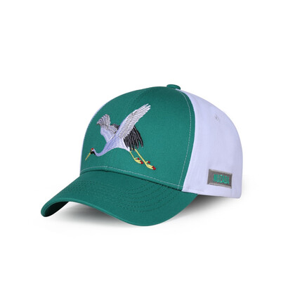 

NUZADA Red-Crowned Crane Baseball Cap Dad Ball Hat Adjustable Trucker Caps for Men Women