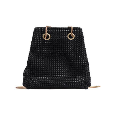 

Rhinestone Shoulder Messenger Handbags Women Small Crossbody Bucket Bags