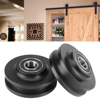 

New Sliding Barn Door Wheel Closet Hardware Roller Cabinet Window Pulley