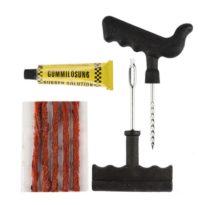 

1 set Professionele Auto Tire Repair Kit Car Bike Auto Tubeless Band Repair Tool Kit Tool