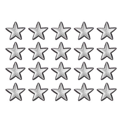 

Pentagram Embroidery Sewing Sticker 20pcs Cartoon Cloth Patch Decor Badges