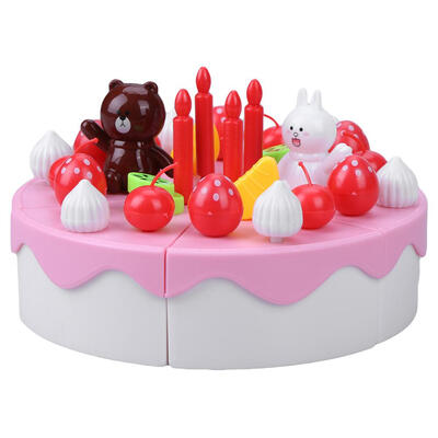 

39pcs Play Food Kitchen Birthday Cake Toy Children Pretend Play Kids Toys