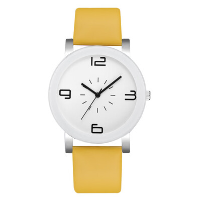 

Cute minimalist watch 2019 digital dial scale PU with watch