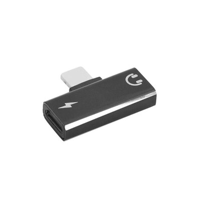 

2 in 1 Audio Adapter for iPhone 7 8 Plus X Charger Cable 8Pin Earphone Jack