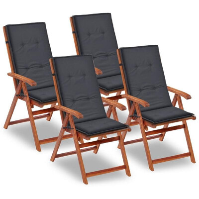 

Garden Chair Cushions 4 pcs Anthracite 472"x197"x118