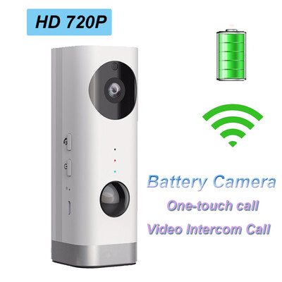 

〖Follure〗HD 720PRechargeable Camera Surveillance Wifi Security Night Vision Two Way Audio