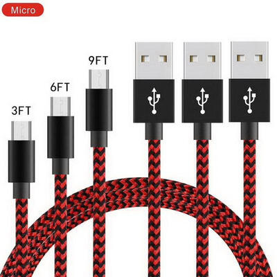 

Micro USB Cable 2M 24A USB 20 Charging And Syncing Cord For Android Phone