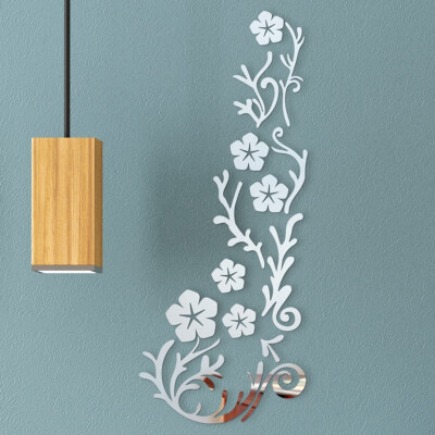 

〖Follure〗3D Diy Flower Shape Acrylic Wall Sticker Modern Stickers Decoration