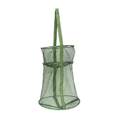 

Folding Fishing Net Cage Fish Trap Quick-drying Collapsible Fishing Basket Creel Fish Tackle Tools Accessories