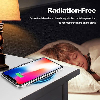 

W3000 Portable Qi Wireless Power Charger Wireless Charging Pad Ultrathin Design w Breathing LED Light For iPhone X 8 Plus Samsung