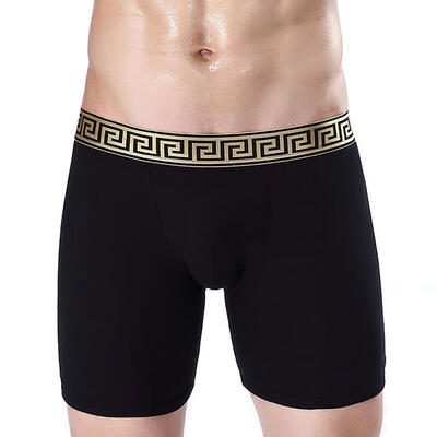 

Mens Long Leg Boxer Briefs Cotton Performance Cool Dry Underwear