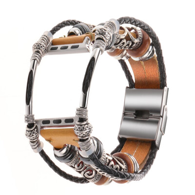

〖Follure〗Replacement Leather Wristband Band Strap Bracelet For iWatch Series 5 40mm