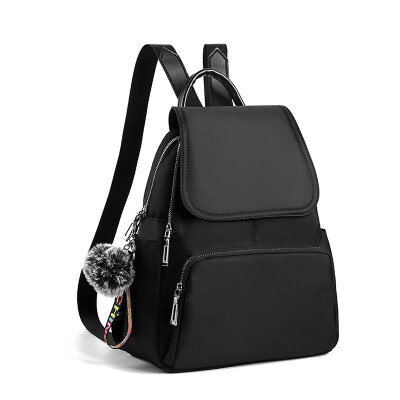 

Bag female 2019 new fashion simple backpack wild Oxford cloth backpack