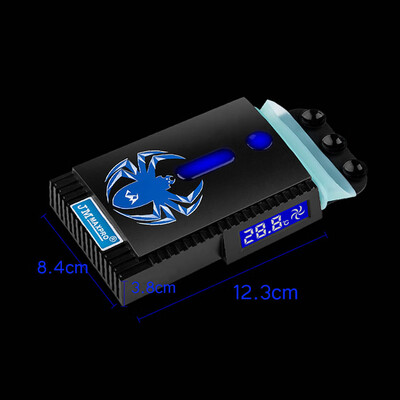 

Mini LCD Vacuum USB Cooler Air Extracting Cooling Fan Turbo Radiator for Laptop Notebook Low Noise