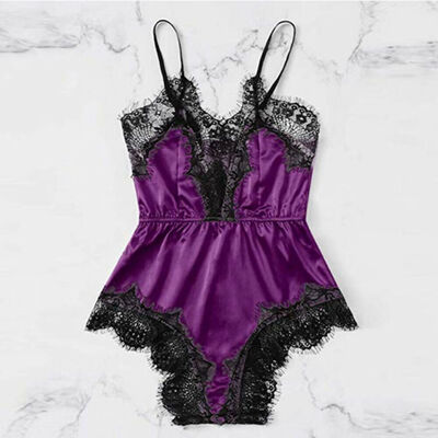 

Sexy Womens Lace Nightwear Mini Dress Babydoll Underwear Lingerie Sleepwear