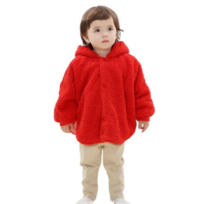 

0-24M Newborn Baby Boys Girls Warm Hooded Coat Winter Fur Cloak Long Sleeve Jacket Kids New Arrival Clothes