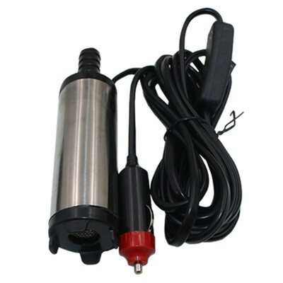 

Siaonvr 12V Submersible Pump 38mm Water Oil Diesel Fuel Transfer Cigarette Plug