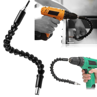 

〖Follure〗2Pcs Flexible Shaft Bits Extention Screwdriver Drill Bit Holder Connecting Link
